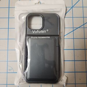 Iphone 15 Navy Case with Card Holder